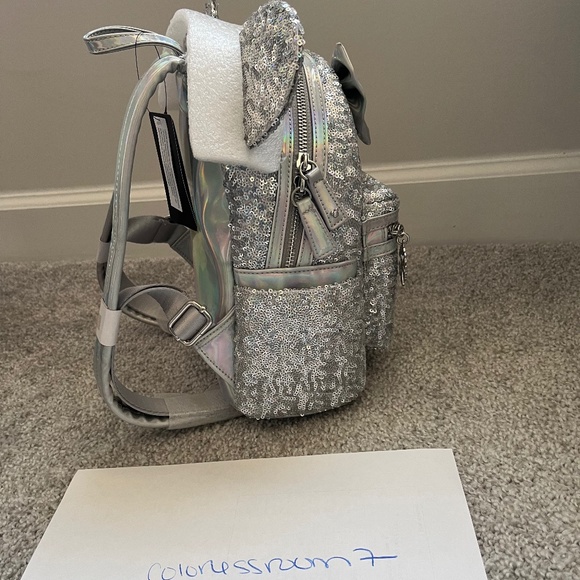 lASR X Loungefly holo sequins mini backpack